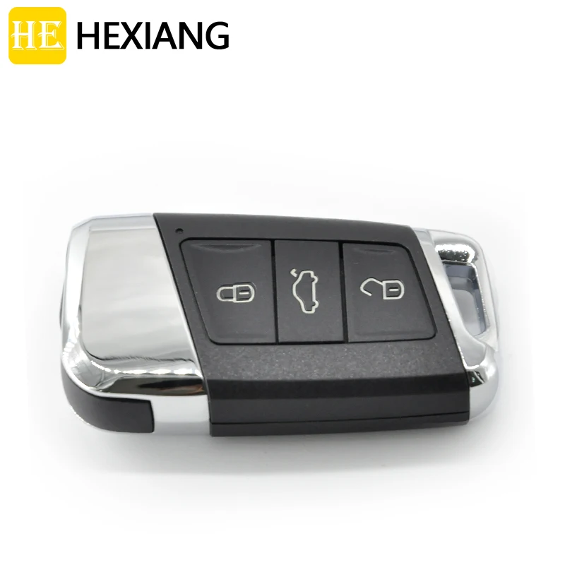 HE Xiang Car Remote Key Shell Case For VW Volkswagen Magotan Passat B8 CC Skoda Superb A7 Replacement Keyless Entry Card Cover