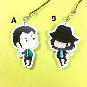 

Anime Lupin The 3rd III Daisuke Jigen Acrylic Keychain Strap Keyring 6cm