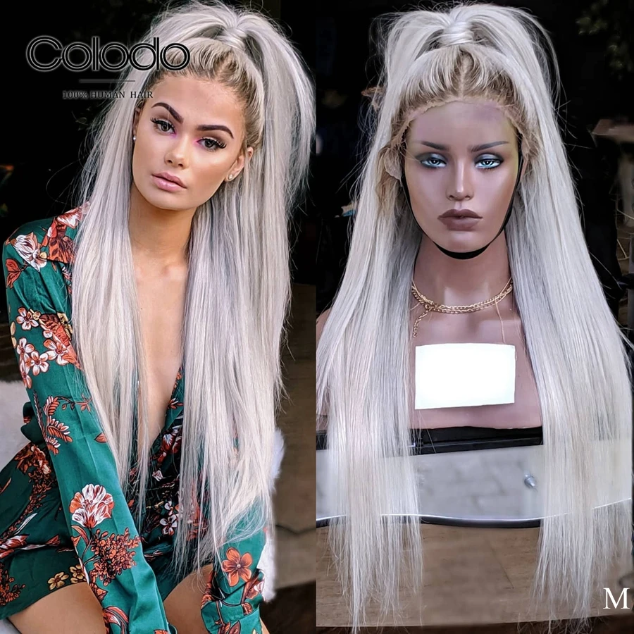 COLODO Preplucked Transparant Kant Roze Kleur Pruik 150 Braziliaanse Ombre Menselijk Haar Pruik Remy Haar Lijmloze Full Lace Pruiken voor vrouwen COLODO Preplucked Transparant Kant Roze Kleur Pruik 150 Braziliaanse Ombre Menselijk Haar Pruik Remy Haar Lijmloze Full Lace Pruiken voor vrouwen