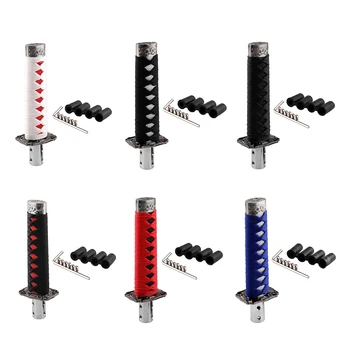 

Universal JDM Katana Samurai Sword Car Gear Shift Knob Shifter Lever Stick Knob with Adapters Car Vehicle Accessaries