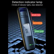 New Portable Non-contact Alcohol Breath Tester With Digital Display USB Rechargeable High-exactness Analyzer High Safety