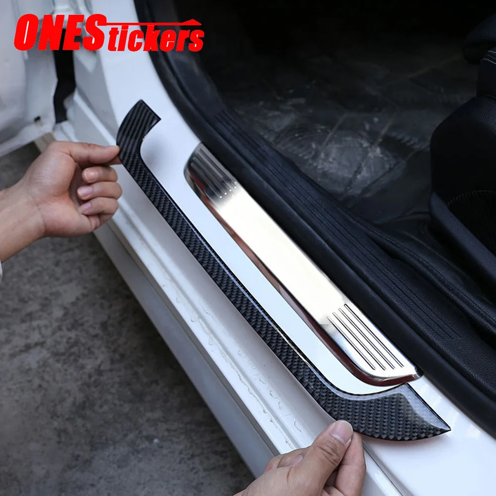 

For Mercedes Benz C Class W205 C180 C200 C260 2016-2021 Car Outside Door Sill Protector Plate Trim Cover Car Styling Accessories