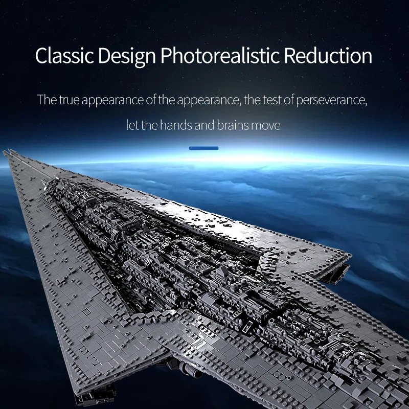 

7588 Pieces Empire Star Destroyer Building Blocks Compatible With LegoED Starship Galaxy Wars Ship Bricks Set Toys For Children
