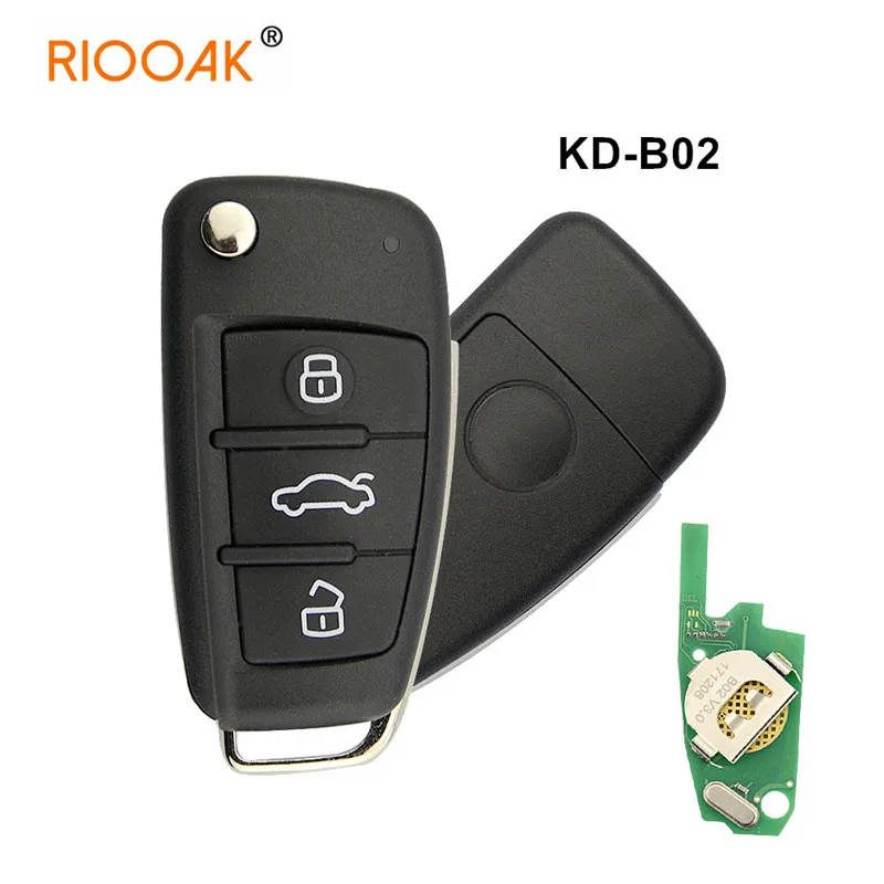 KEYDIY KD B02 A6L 3 кнопки серии B пульт дистанционного универсальный управления для