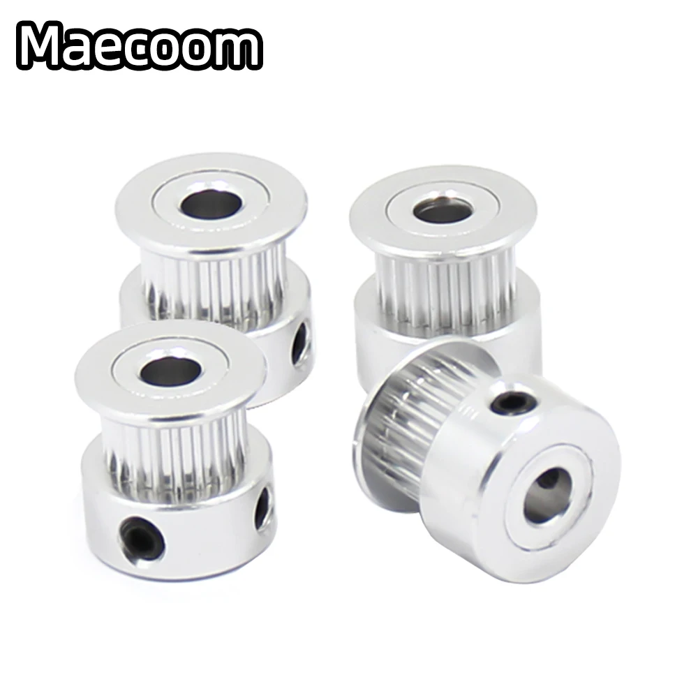 3D Printer Parts GT2 Timing Pulley 16 Tooth 2GT 20 Teeth Aluminum Bore 5mm 8mm Synchronous Wheels Gear Part Width 6mm 10mm 5pcs
