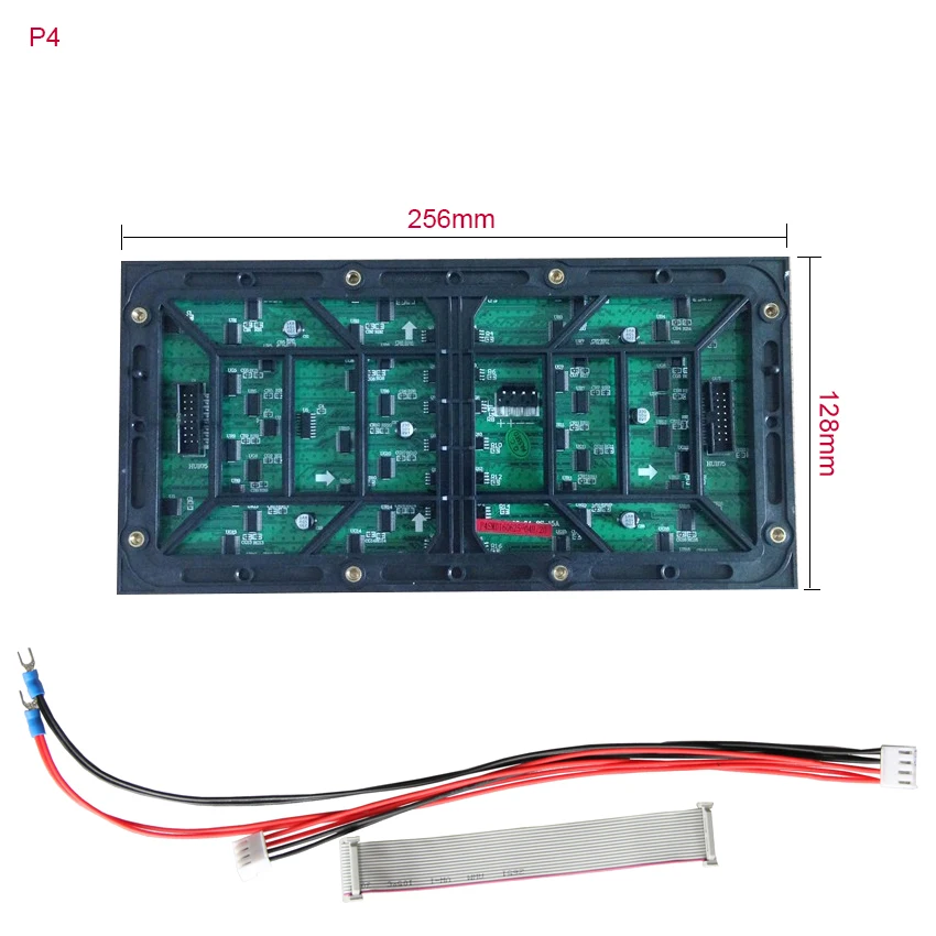 Высококачественный Водонепроницаемый P4 открытый 64x32dots RGB светодиодный модуль P3 P5 P6 P8 P10 полный Цвет светодиодный Экран дисплея для видео