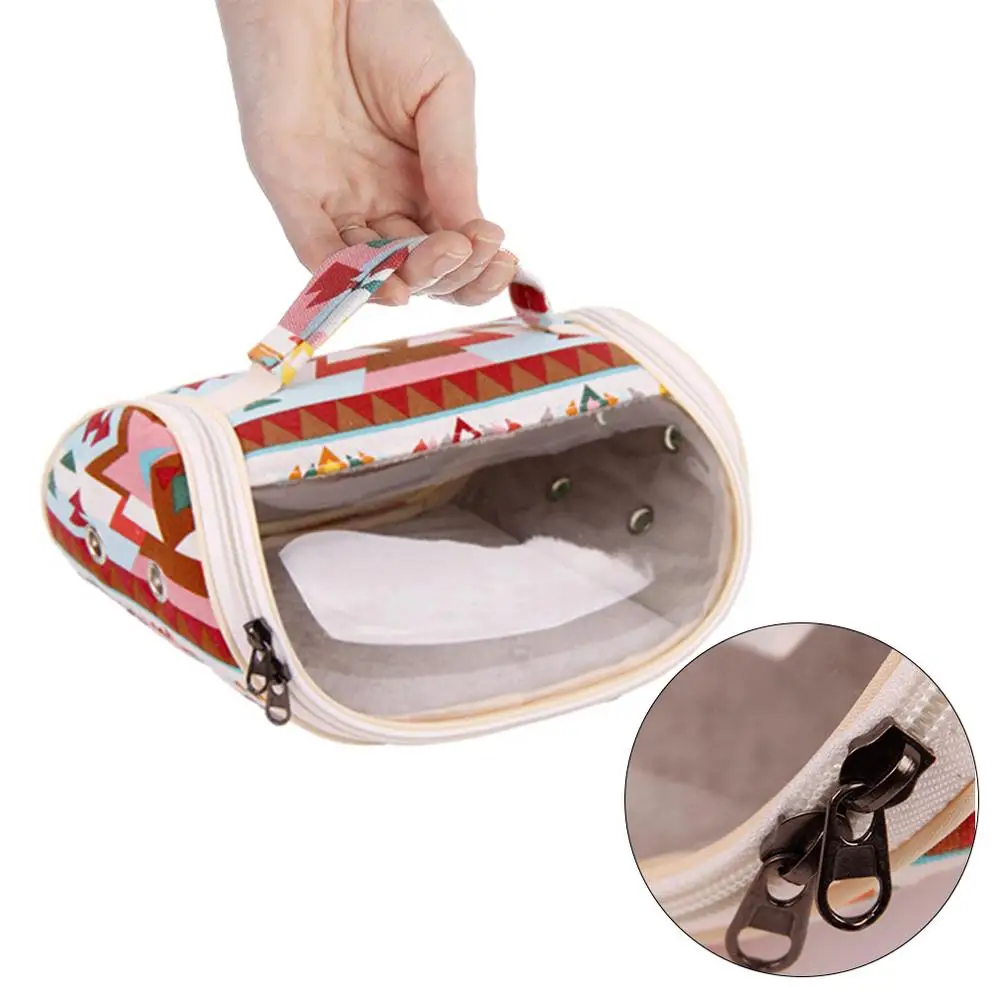 

Hamster Carrier Bag Bird Squirrel Sugar Gilder Hedgehog Chinchilla Transparent Visible Portable Outing Bag For Hamsters