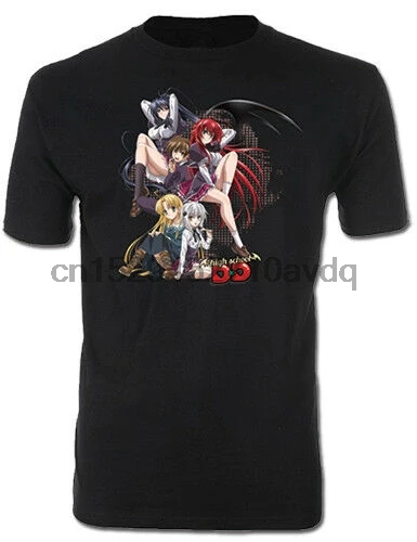 Legit High School DxD Issei Rias Akeno Group Оригинальная футболка с аниме #25316 | Мужская одежда