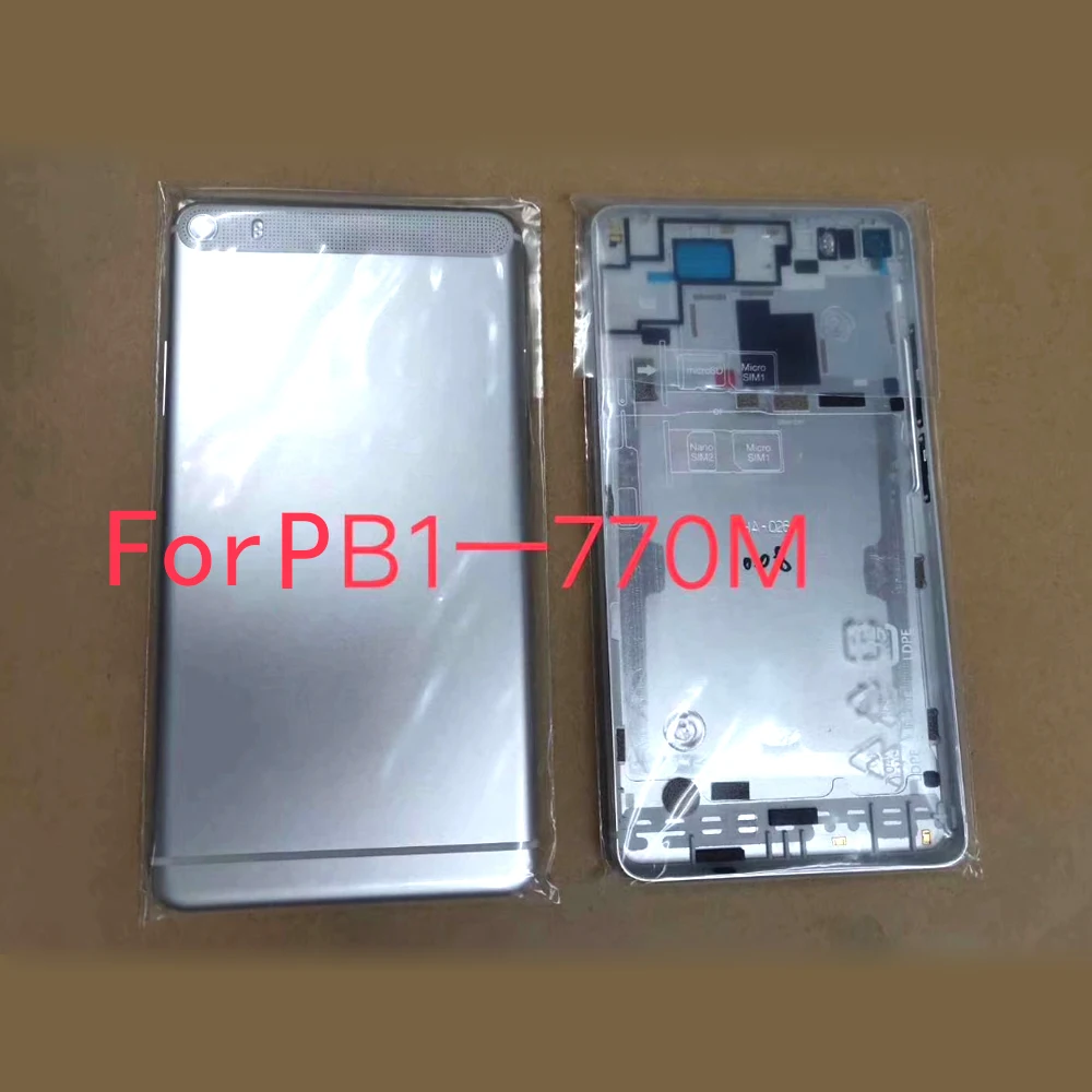 Back Battery Cover Metal Rear Housing Battery Door Case Mobile Phone Replacement Parts For Lenovo Phad Plus PB1-770M