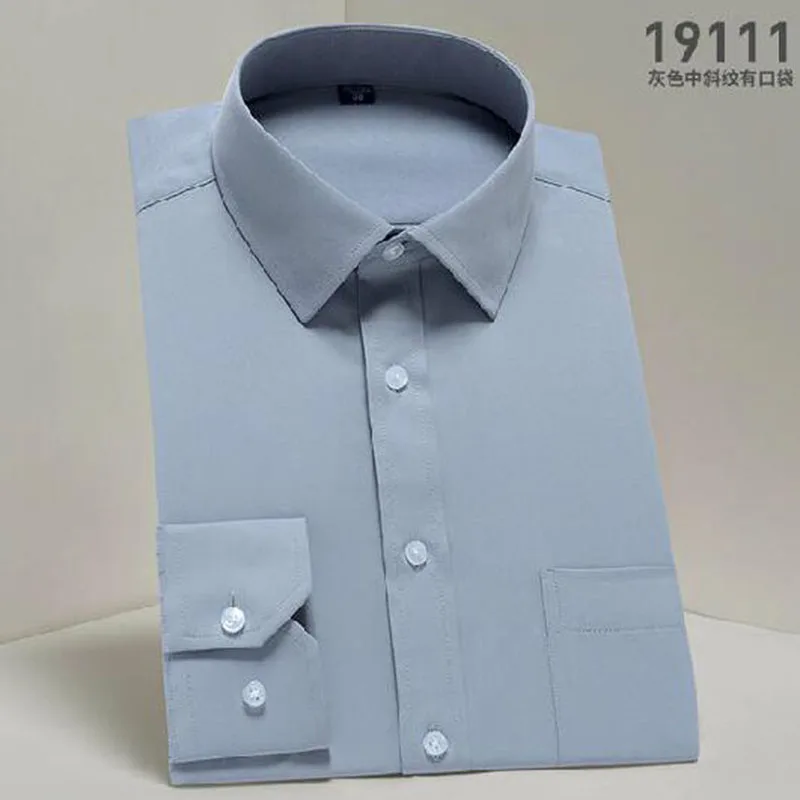 Мужские повседневные дышащие удобные рубашки Camisa, яркие однотонные рубашки из чистого хлопка, облегающие рубашки высокого качества размера плюс S-4XL