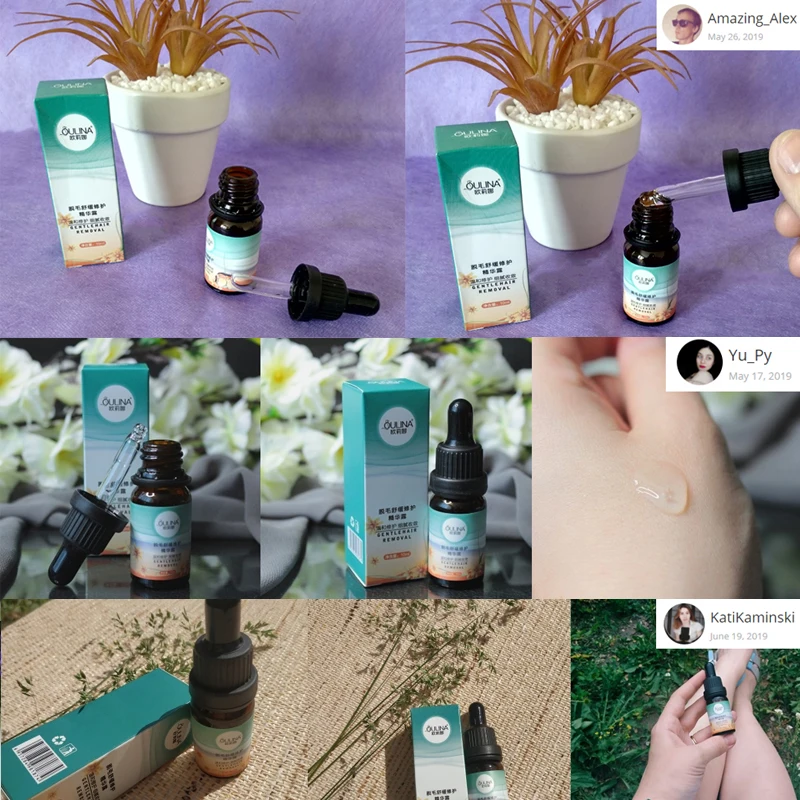 Удаления волос крем с гиалуроновой кислотой Hair Growth Inhibitor безболезненный депилятор для ног тела подмышки руки Депиляция лица Сыворотки