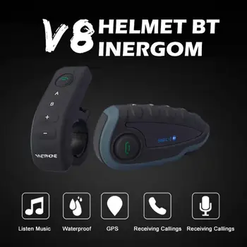 

Helmet Bluetooth Headset Remote Control Handle NFC Matches Mobile Phone Motorcycle BT Wireless Intercom FM Radio NFC