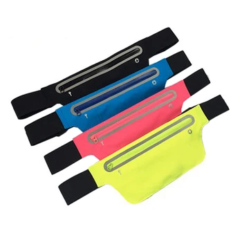 

Men Women Outdoor Sports Invisible Professional Waterproof Running Pockets Fanny Waist Bag Pack Gym Running Jogging Belt