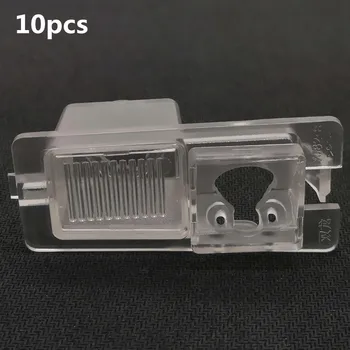 

YIFOUM 10pcs Car Rear View Backup Camera Bracket License Plate Lights For SsangYong Rexton Kyron Korando Actyon Sports Rodius
