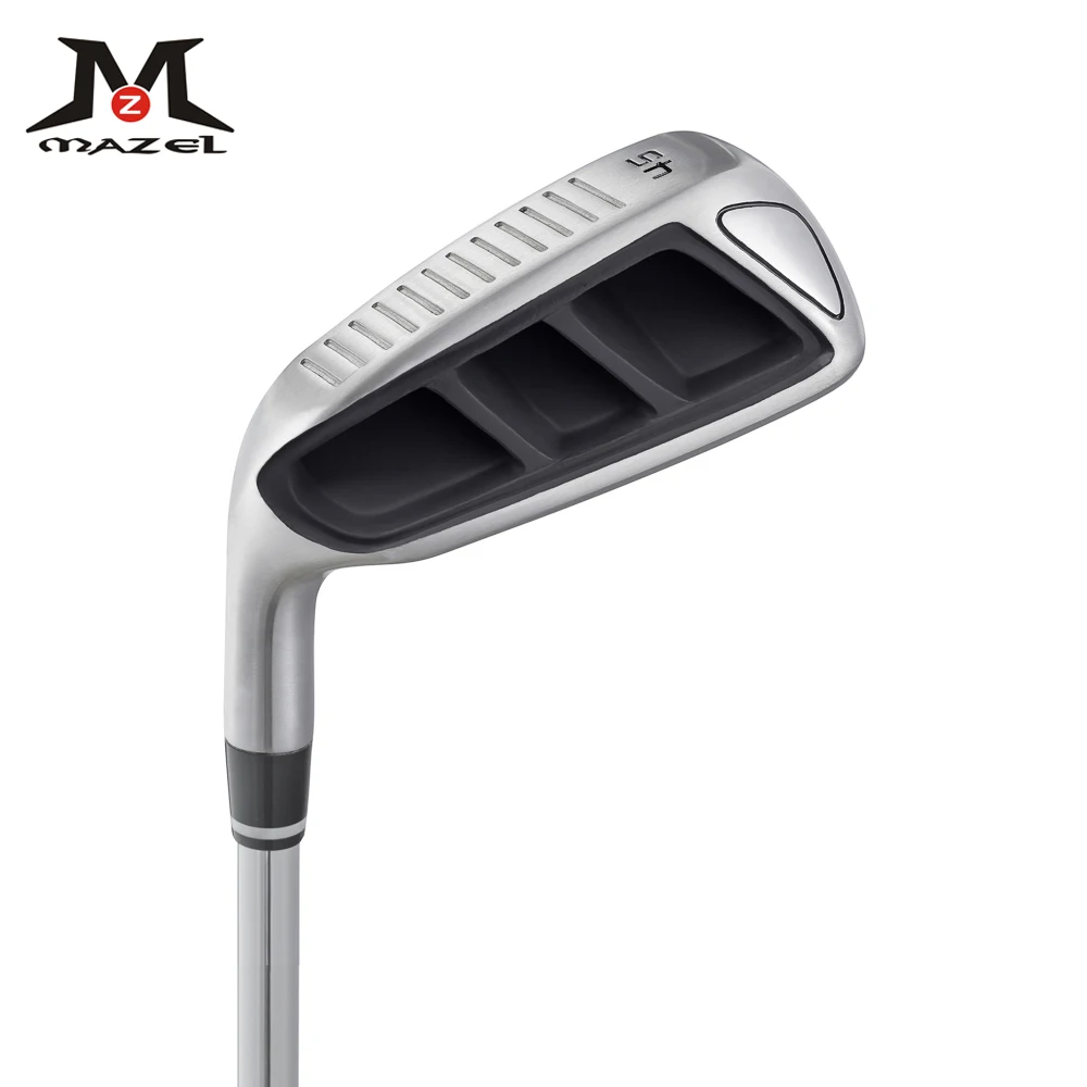Mazel Left Handed Golf Pitching Clubs Black Golf Chipper Wedge 45 55 Degree For Men Stainless