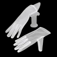 5 шт./лот, новинка, белые, короткие, для девушек, для женщин, вечерние, свадебные, прозрачные перчатки, сделай сам, перчатки