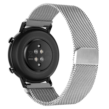 

Watchband Stainless Steel Mesh Watch Band Wristband Replacement Compatible with HUAWEI WATCH GT 2 42mm / HONOR MagicWatch 2 42mm