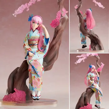 

Anime Character 25cm Hatsune Miku Luka PVC Action Figure 1/8 Kimono Ver. Collection Model Toys