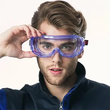 

1/2/5pcs Safety Glasses Protective Transparent Dust-Proof Goggles Working Glasses Lab Eyewear Splash Anti-wind Glasses Outdoor