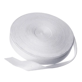 

Bunting Twill Cotton Blend Belt Washable Herringbone Tape Strap Sewing Webbing Crafts Dress Making Home Decor Accessories Apron