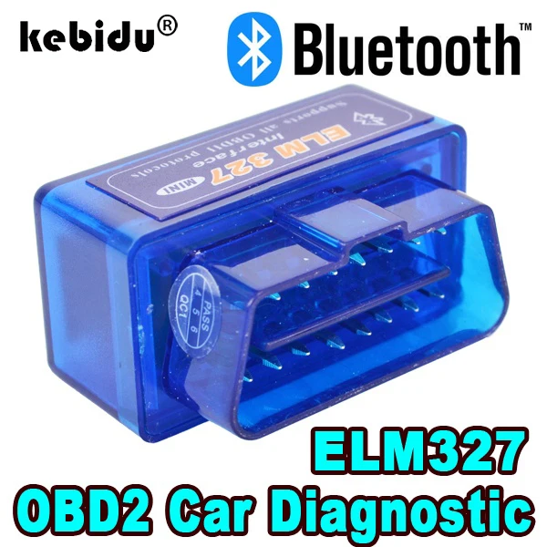 Kebidu Elm327 V2.1 Bluetooth OBD2 сканер диагностический Автомобиль 2 1 OBD Elm 327 Автомобильный