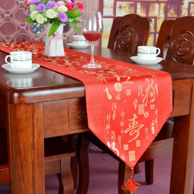 Таблица флаг китайский дзен чай церемония китайский стиль красный классический обеденный стол Ткань Домашний журнальный столик украшение ткань