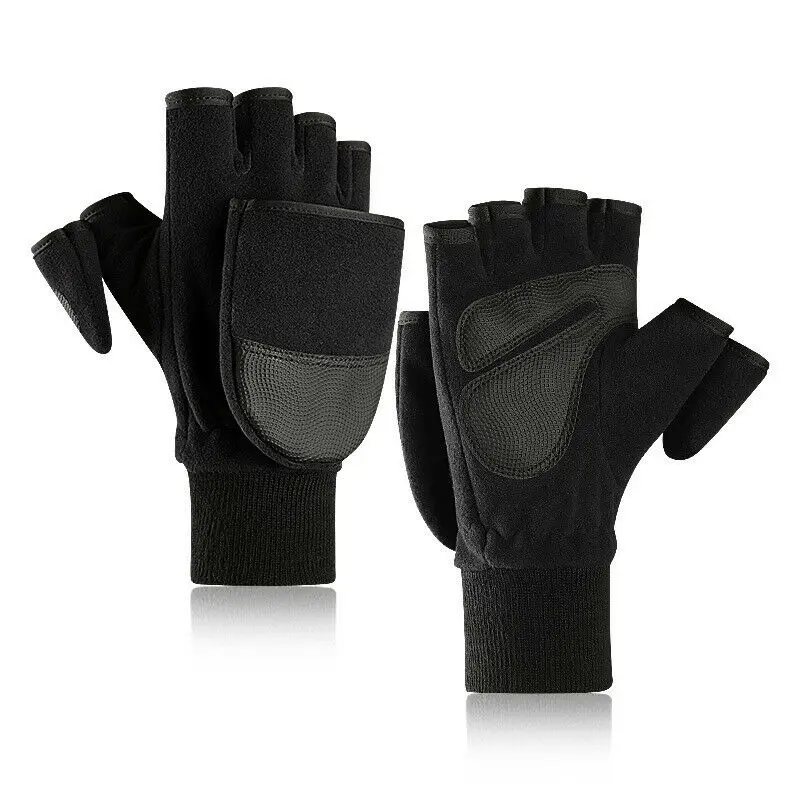 

2019 Newest Men Touch Screen Gloves Fingerless Gloves Winter Autumn Warm Mittens