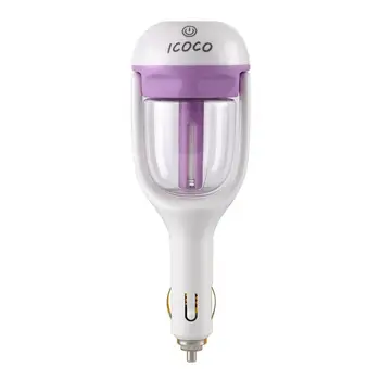 

Mini Portable Car Aromatherapy Charger Humidifier for Aroma Essential Oil Diffuser Fresh Purification 180 Degree Rotation