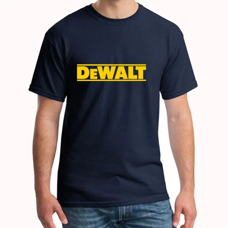 

printed Dewalt Tools Contractor Handy Man Professional tee shirt s-56xl awesome Woolen Super homme tee t shirts