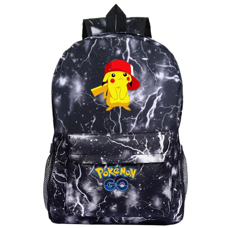Mochila Pikachu Sac A Dos Pokemon Super Mario аниме-рюкзак для путешествий, школьные сумки для девочек-подростков, мультяшная книжная сумка