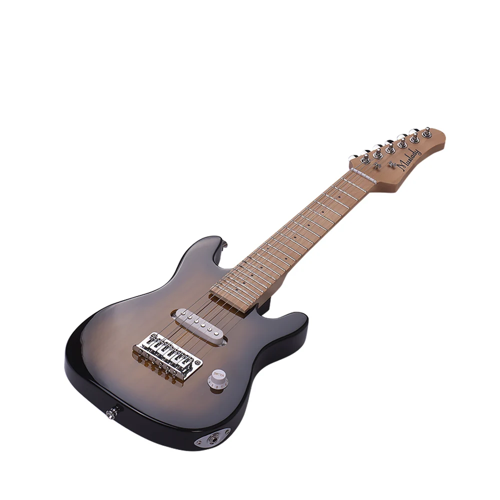 Хит продаж новинка 28 дюймов Детский комплект для электрогитары с кленовым горлом