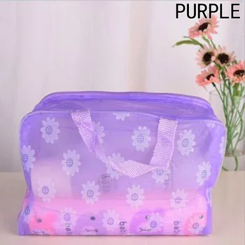 

Plastic Transparent Organizer Bags Cosmetic Bags Makeup Casual Travel Waterproof Toiletry Wash Bathing Storage Bags