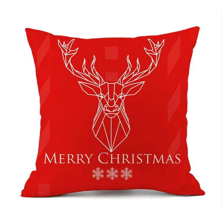 YORIWOO олень Санта Клаус Рождественская наволочка для подушки веселые рождественские украшения для дома рождественской елки, Новогодний подарок