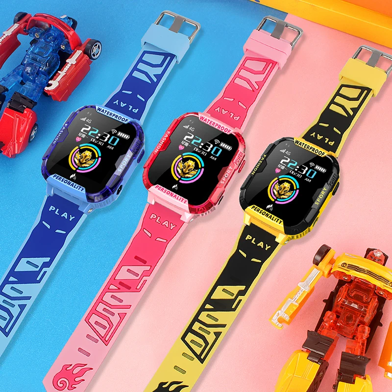 2019 New Children smart watch Remote Camera Monitor GPS WIFI Tracker Location Kid Child Student 4G Phone watches SOS Video Call