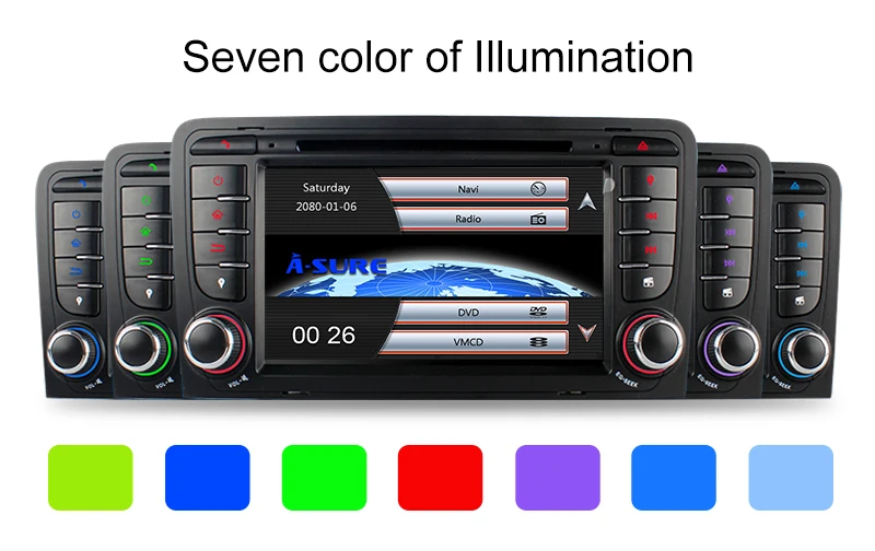 Clearance A-Sure 7 Inch 2 Din Cortex A9 Car Auto Radio Stereo DVD GPS Navigation For AUDI A3 S3 RS3 8V 8PA DAB+ 3G Bluetooth CD DVR DTV 20