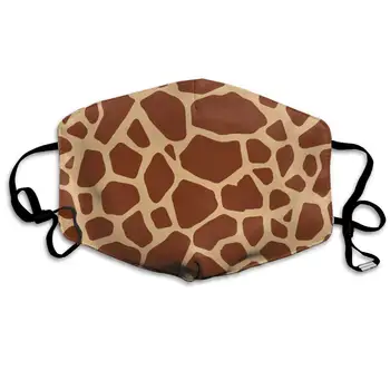

Giraffe Washable Reusable Mask, Cotton Anti Dust Half Face Mouth Mask For Kids Teens Men Women With Adjustable Ear Loops