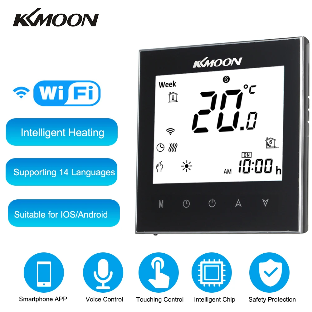 KKmoon цифровой термостат для нагрева воды энергосберегающий AC 95 240V 5A сенсорный