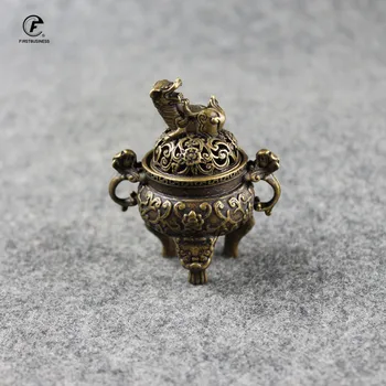 

Antique Bronze Mythical Beast Incense Or Burner Creative Home Decor Mini Incense Censer Backflow Incense Burner Use Home Office