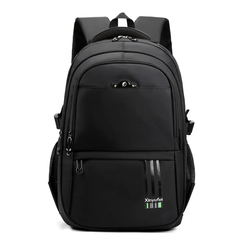 

Backpack Men Simple Large-Volume Casual Travel Bag Backpack Men's Fashion High Junior High School Schoolbag Women's