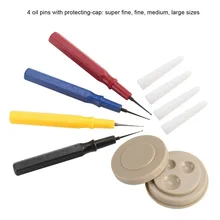Часы комплект масленок для часовщиков ремонтный инструмент небольшой аксессуар ручка иглы DIY портативный профессиональный с масляной чашкой легкий