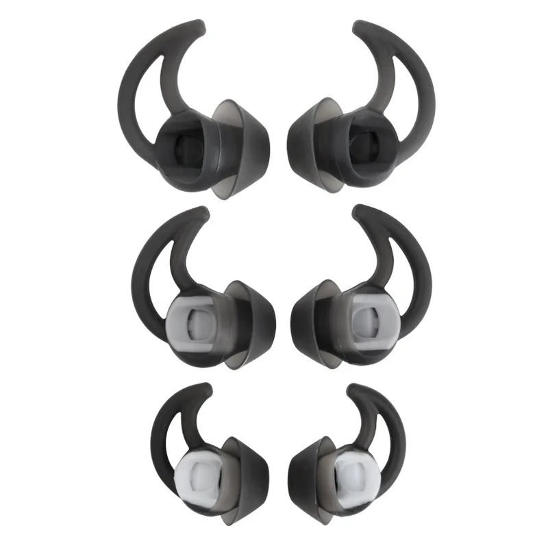 Replacement Earbuds Tips for Bose Soundsport Wileless QC20 QC30 IE2 Sie2i Sport Noise Isolation Silicone In Ear Hooks Covers | Электроника