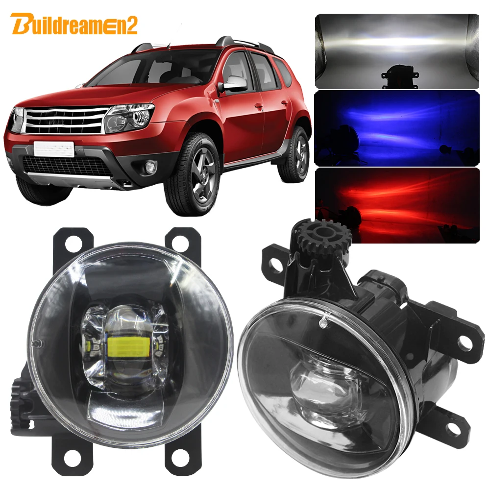 Buildreamen2 для Renault Duster 2012 2013 2014 2015 Автомобильный светодиодный противотуманный
