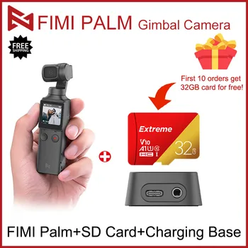 

In Stock! FIMI PALM 4K HD 3-Axis Handheld Gimbal Camera Stabilizer 128° Wide Angle Smart Track Built-in WiFi Handheld Camera