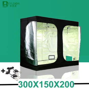 

BELYSION 300*150*200cm Tent Grow Room Tent Growing Light Accessories Grow Indoor Plant Tent+Tent Fittings For Indoor Hydroponics