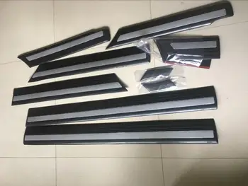 

eOsuns Car body door plate strips protection for Toyota Land Cruiser LC100 front and rear anti-scratch silicone bumper strip