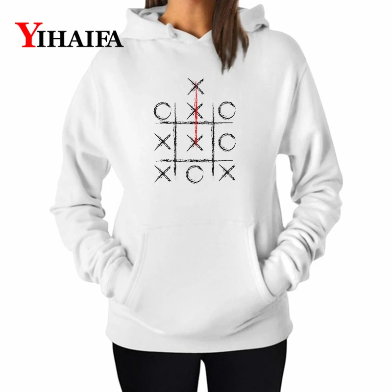 

YIHAIFA Woman Creative game itself Women Hoodies Female Sweatshirt Harajuku Long Sleeve Hoode Pullover Blouse