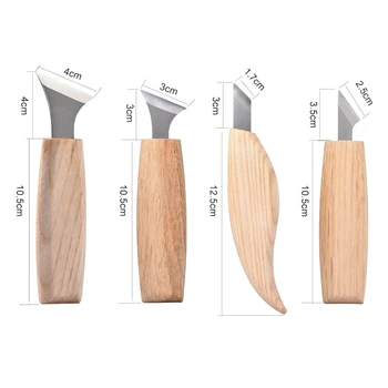 

New 7Pcs Wood Carving DIY Hand Chisel Tool Set Cutter Chip Knives Tools for Woodworking Hand Tools