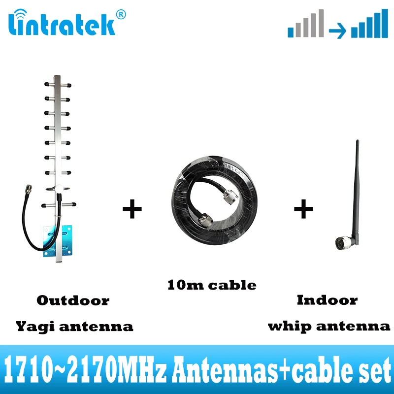 Комплект антенн 1710 2170 МГц для 4G GSM 1800 репитер DCS 3G WCDMA 2100 решение сигнала сотовых