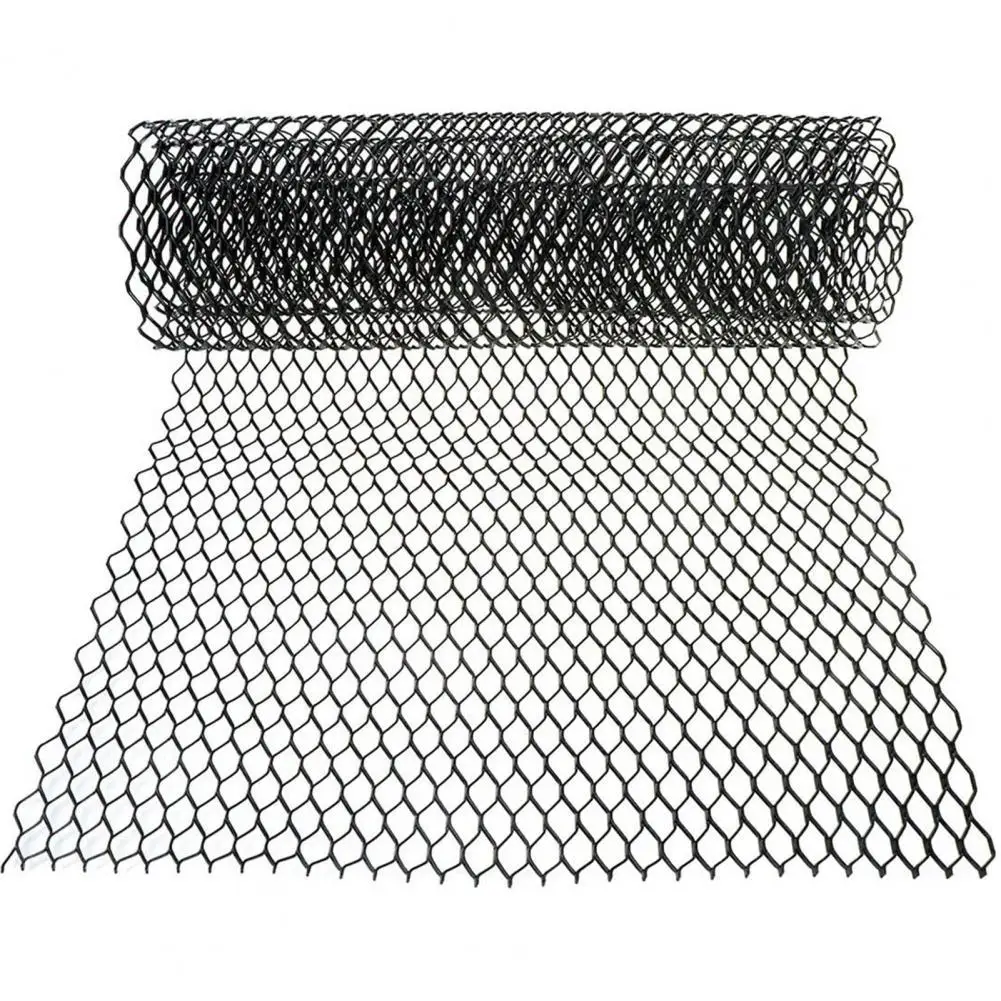 Car Grill Front Bumper Mesh Sheet 11x25mm Hexagon Grids Aluminum Alloy