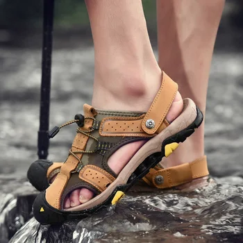 

Men Slippers Sandals outdoor Zapatos Hombre Flip Flops fashion Men Sandals Men Cork Male Summer Beach Flip Casual Sandalias